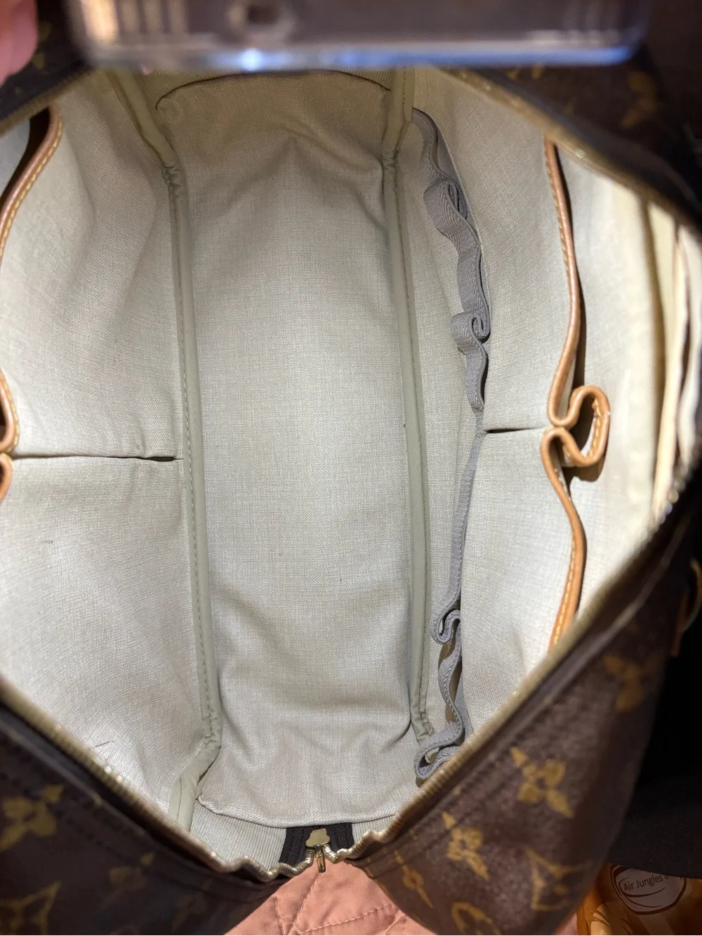 Louis Vuitton Deauville bag in monogrammed canvas 1997vintage highly sought +COA